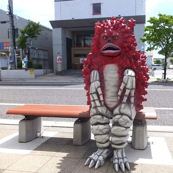 須賀川市内モニュメント ピグモン